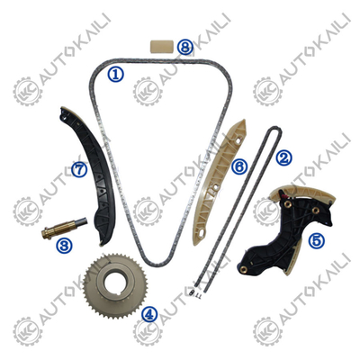 مجموعة سلسلة التوقيت لشركة مرسيدس بنز M271 فئة C W203 M271.940 1.8L 02-07 فئة E W211 M271.941/956 1.8L 02-08 A0009932176 142L