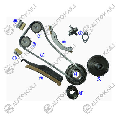 مجموعة سلسلة التوقيت لـ 4M41T MONTERO/PAJERO/SHOGUN/TRITON DOHC 16V 3.2L 1999-2005