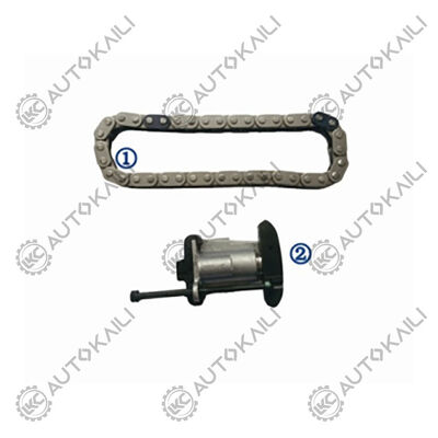 طقم جنزير توقيت بلاستيك PA66 / PA46 لسيارة ميتسوبيشي أوتلاندر II 4x4 CW7W HTH16V115 (156) ديزل للطرق الوعرة 4HK/4HN 2.2 لتر 07-12