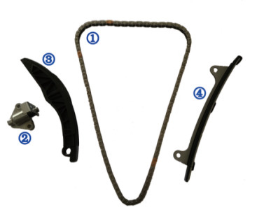 طقم سلسلة توقيت المحرك KIA HYUNDAI G3LA 24321-04000 122L 24410-04000