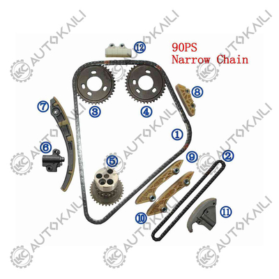 مجموعة سلسلة توقيت من البلاستيك PA66 / PA46 لـ Mondeo Mk III (B5Y) DI / TDDi / TDCi 2.0 00-03