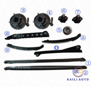 8 * 122L XL1Z6L266AA VVT طقم سلسلة التوقيت لفورد F350 F250 F150 إكسبيديشن F6TZ6268AA