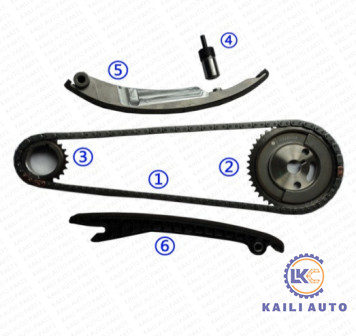 FIAT PALIO SIENA IDEA STRADA Timing Chain Kit 04777699AA 112L مقاومة التآكل