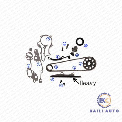 طقم سلسلة التوقيت لـ TOYOTA HEAVY 13506-35030 96L 13540-35010
